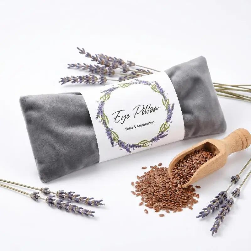 Lavender Eye Pillow Aromatherapy Cold Compress Relieve Fatigue Home Qme Gray