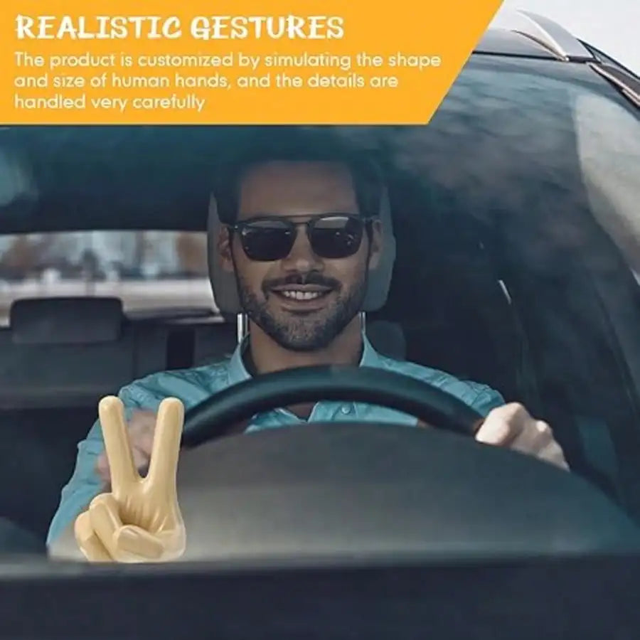 2-finger Wave Hand Compatible SUV Off-road Vehicles Suitable Car Qme