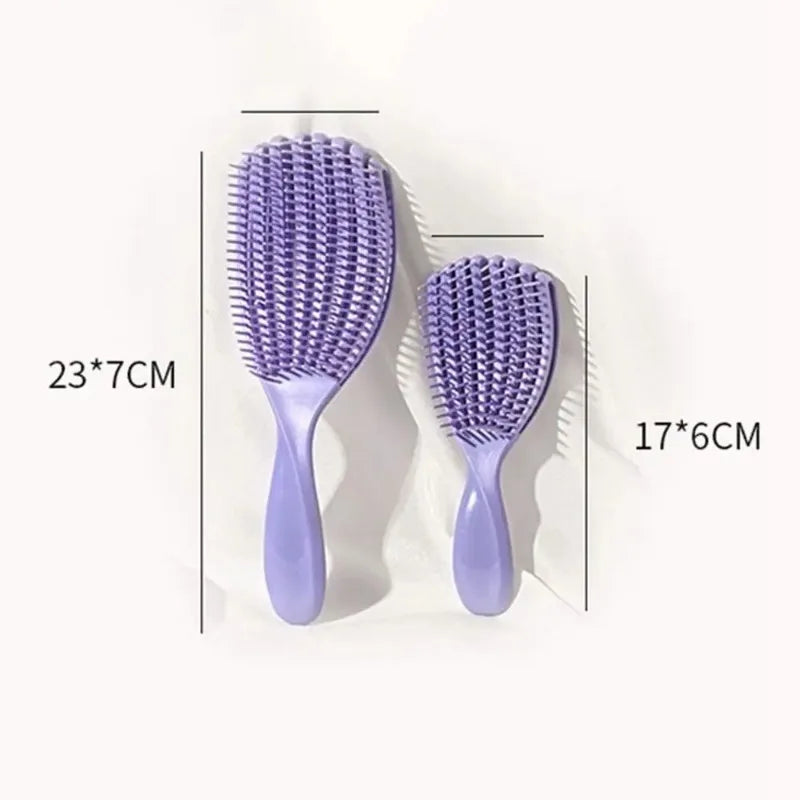 Hair Brush Octopus Hairbrush Pink Massage Detangler Brush For Curly Hair Thick Hair Care Hairbrush Styling Tools Qme