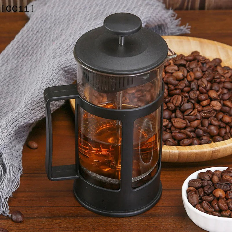 Stainless Steel Filter Home Pour-over Coffee Tea Heat-resistant Glass Qme