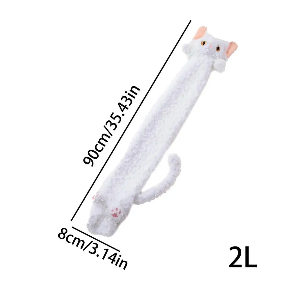 Water Bottle Long Cat Bag Pouch Cute Cartoon Leak-proof Warm Cold Qme White China Mainland