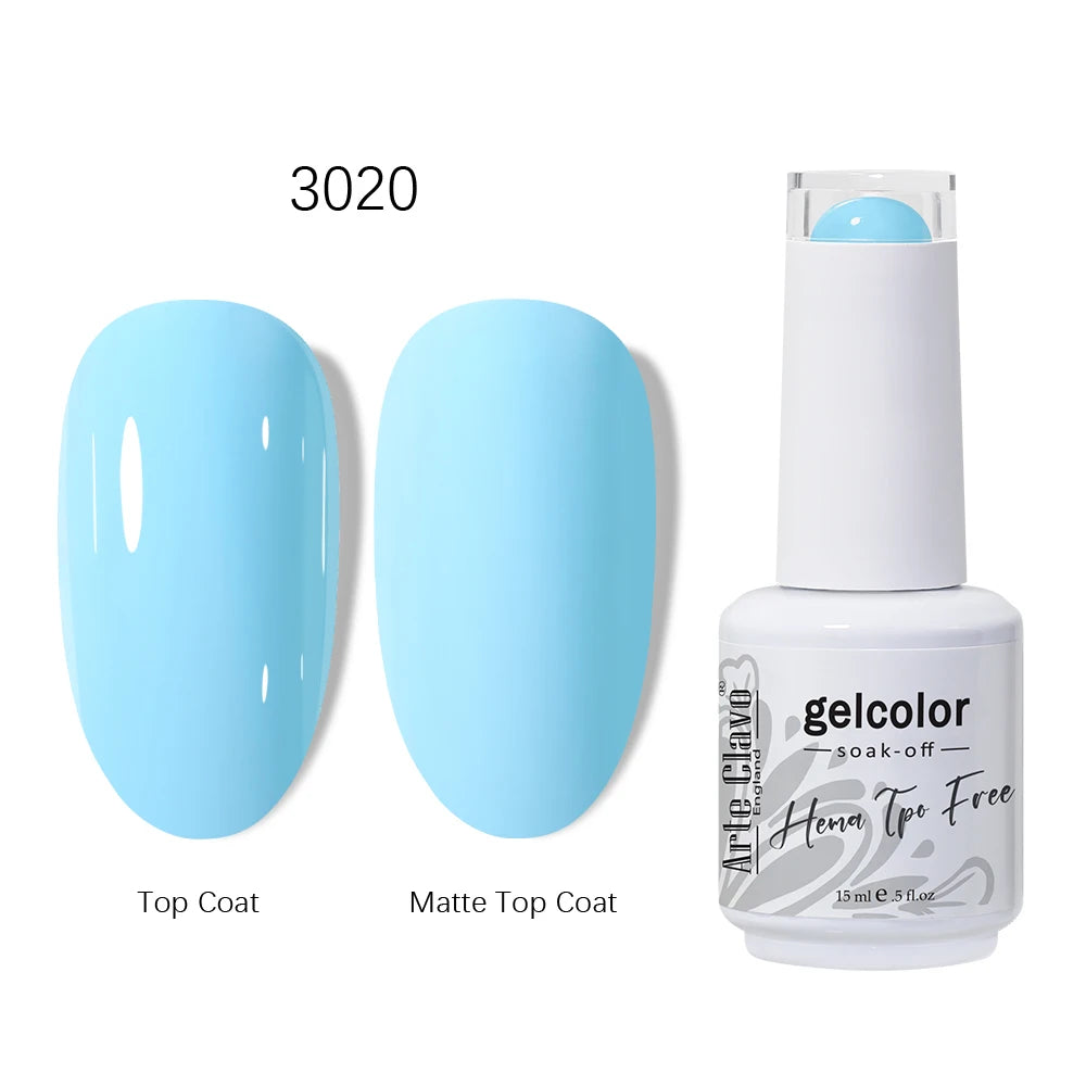 Arte Clavo HEMA TPO Gel Nail Polish Pink Series Semi Permanent Soak