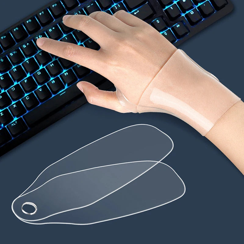 Transparent Wristband Soft Silicone Wrist Bands Men Women Hand Qme
