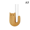 Pets Souvenir Home Decor Cat Whisker Vase Pet Fridge Magnet Wooden Qme A5