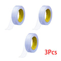 Transparent Nano Soft Single-Sided Tape, Strong, Residue-Free, Thickened, Anti-Collision for Doors and Windows, Windproof, Moist Qme 1mm-3rols 3M 50mm