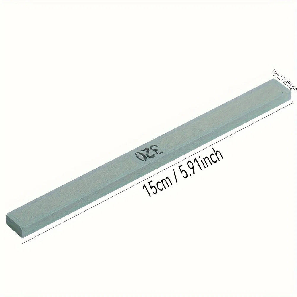 320 Grit Silicon Carbide Sharpening Stone Strip Mini Whetstone For Ceramic Pot Metal Knife Model Polishing Grinding Tool Qme