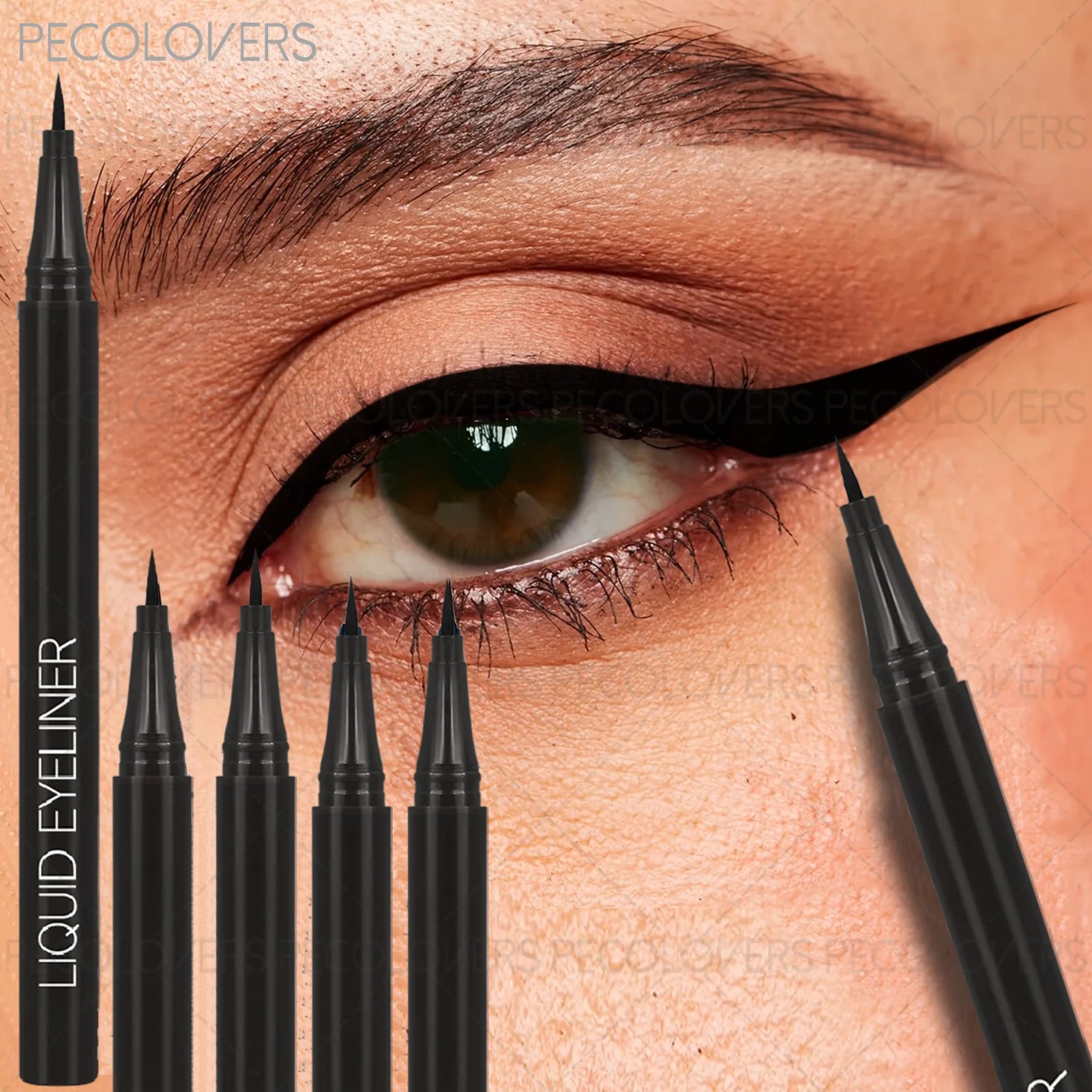 Waterproof Liquid Eyeliner Pen Black Rendering Easy All Eye Shapes Qme