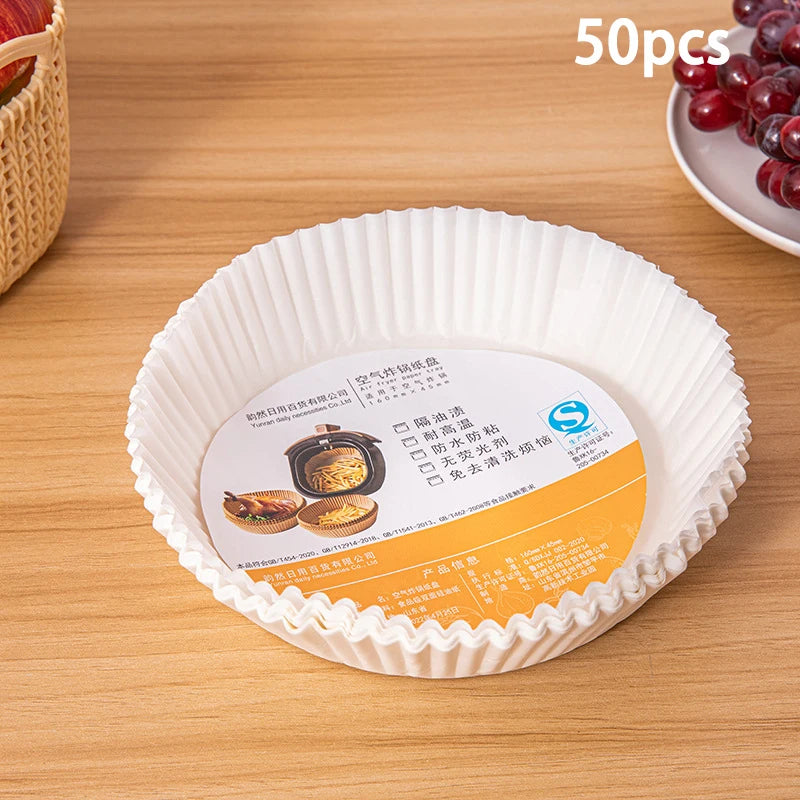 Temperature Resistant Paper Trays Air Fryers Oil Absorbing Food Grade Qme B