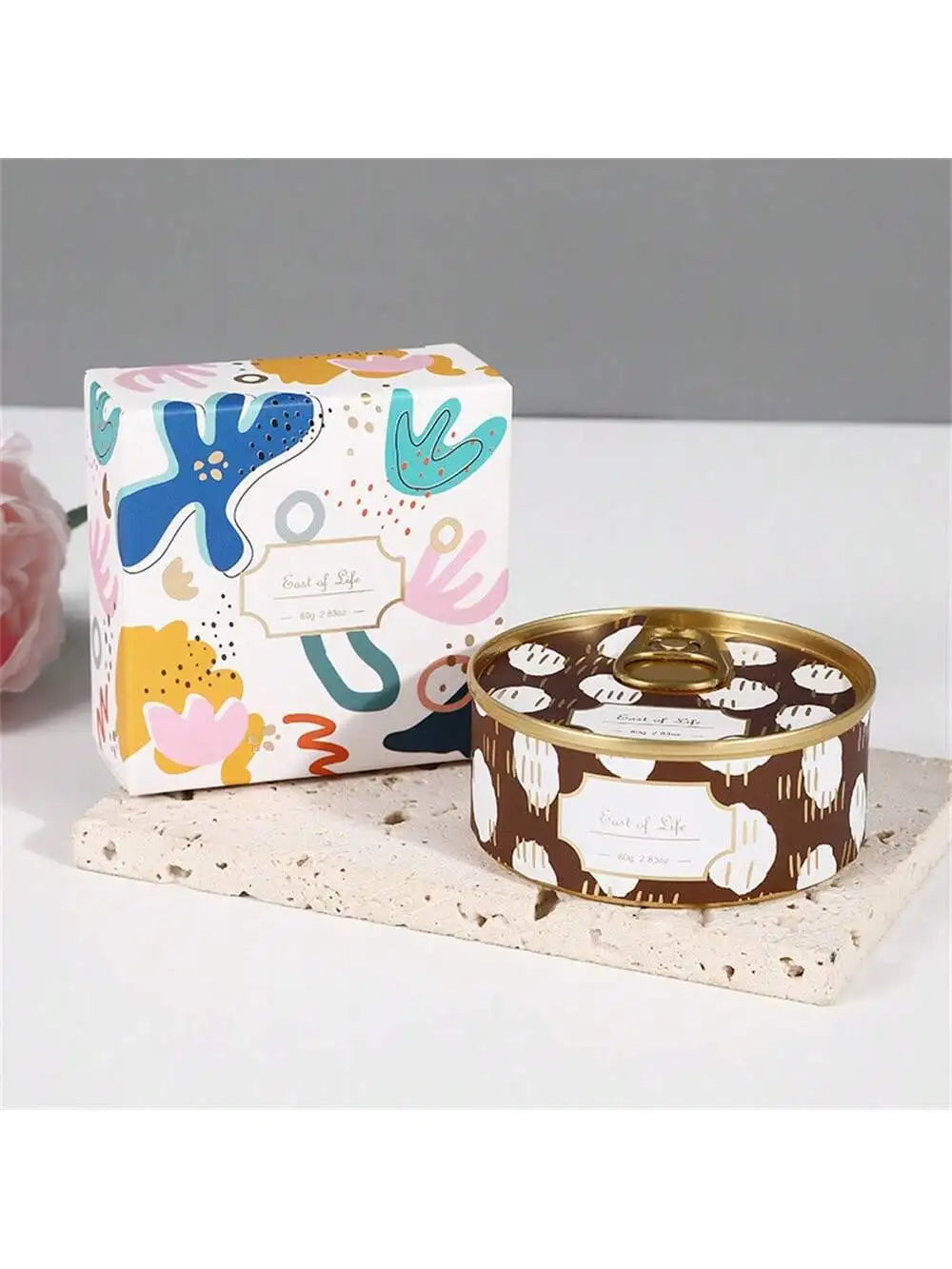 Aromatherapy Candle Wholesale Creative Retro Canned Interior Qme chocolate