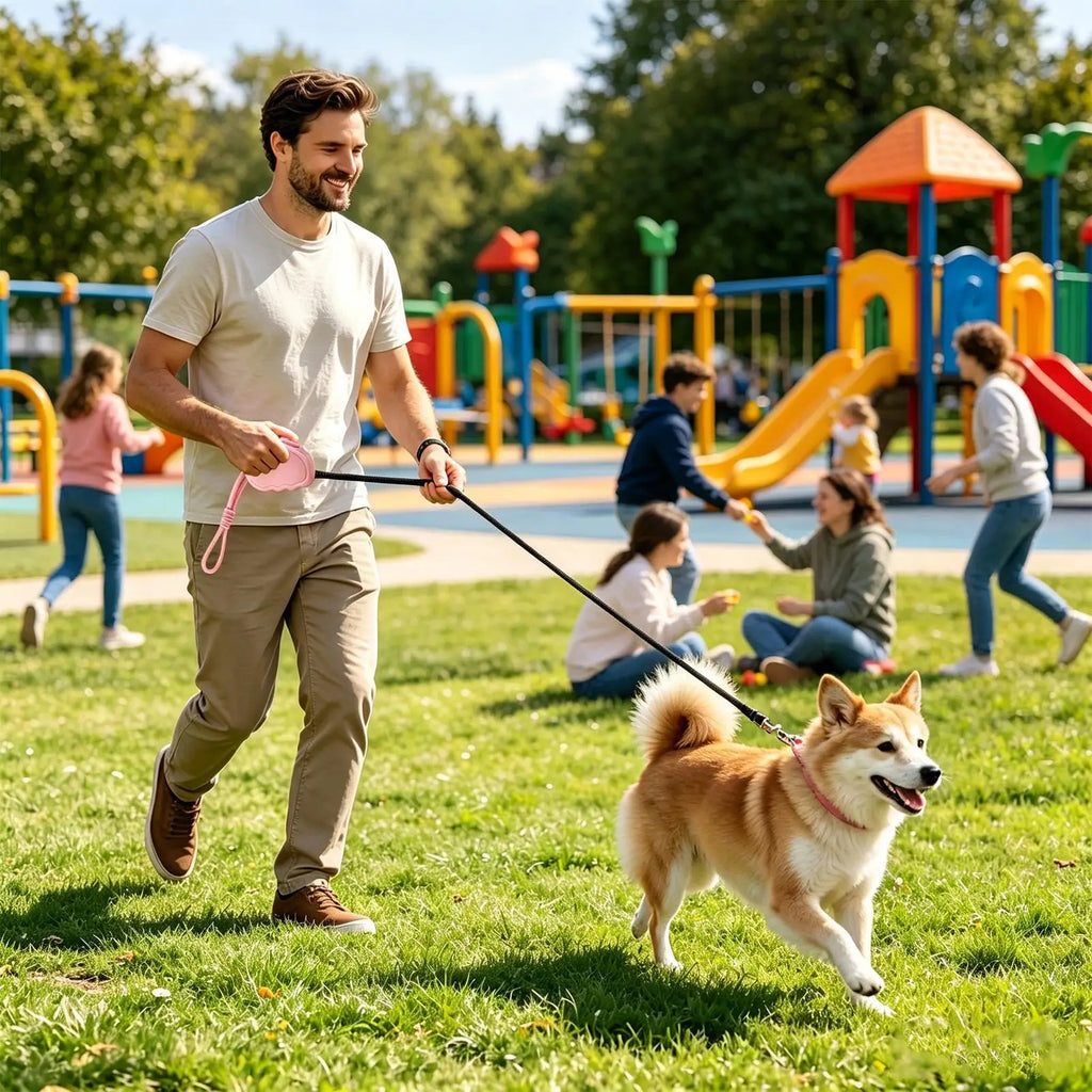 Dog Leads For Yard Automatic Retractable Anti-Slip 8.2Ft Outdoor Pet Walking Leads For Kitten Small Medium Outdoor Walking Qme China Mainland