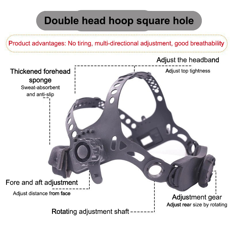 Welding Welder Mask Headgear Welding Helmet Accessories Adjustable Welding Helmet Headgear Head Band Welder Accessories Qme A3