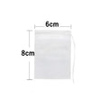 Disposable Tea Filter Bags Non-woven Fabric Bag Drawstring Kitchen Qme 6x8cm