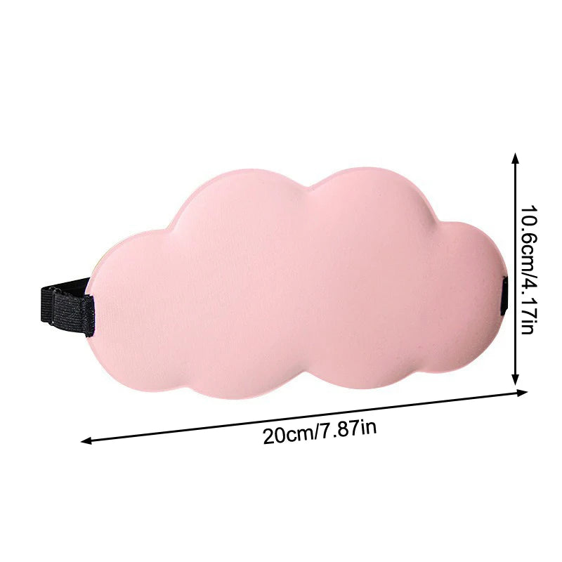 3D Memory Foam Sleeping Mask Light-blocking Eye Shade Nighttime Use Qme