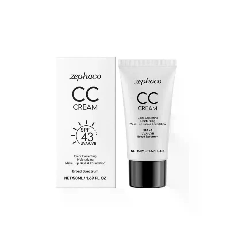 Oil Control CC Cream SPF 43 Skin Full Coverage UV Protection Even Tone Qme