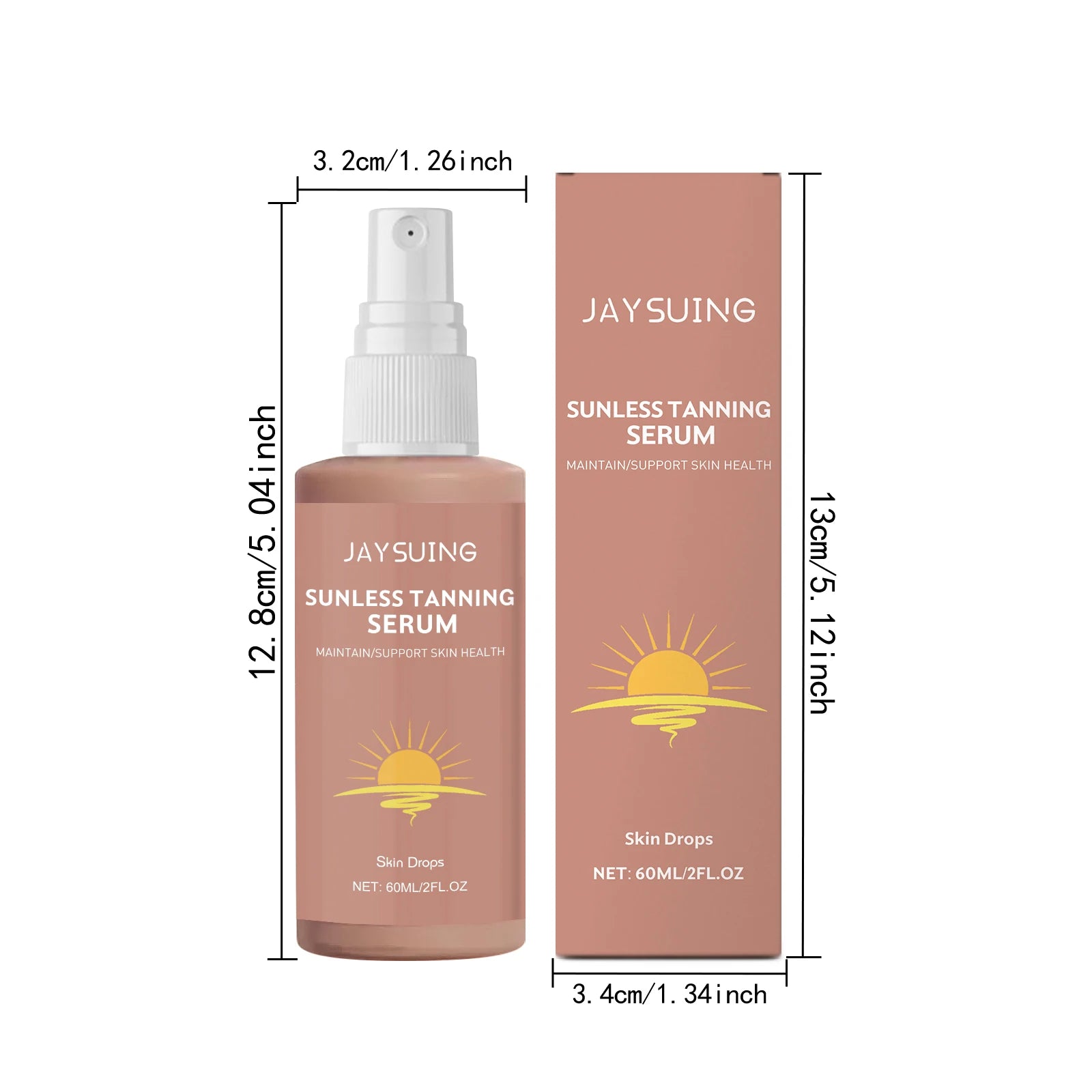 Herbal Self Tanning Essence Spray Sunless Tanning Enhance Skin Melanin Liquid Bronzer Natural Tanner For Body Face Nourishing Qme
