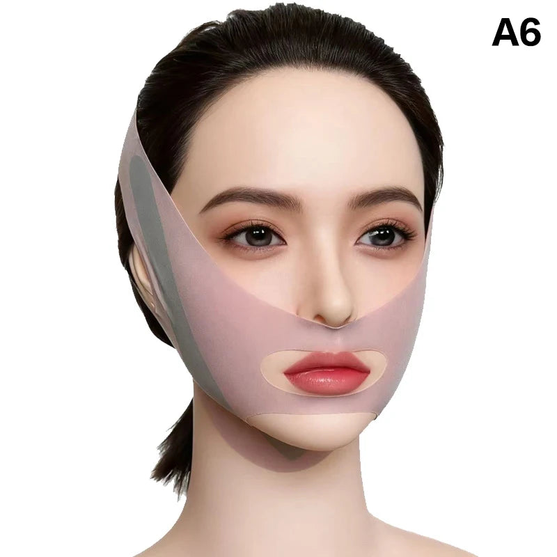 Facial Slimming Bandage Lifting Firming Anti Wrinkle Double Chin Qme A6