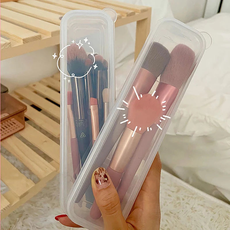Portable Women Cosmetic Storage Organizer Makeup Tools Brush Qme