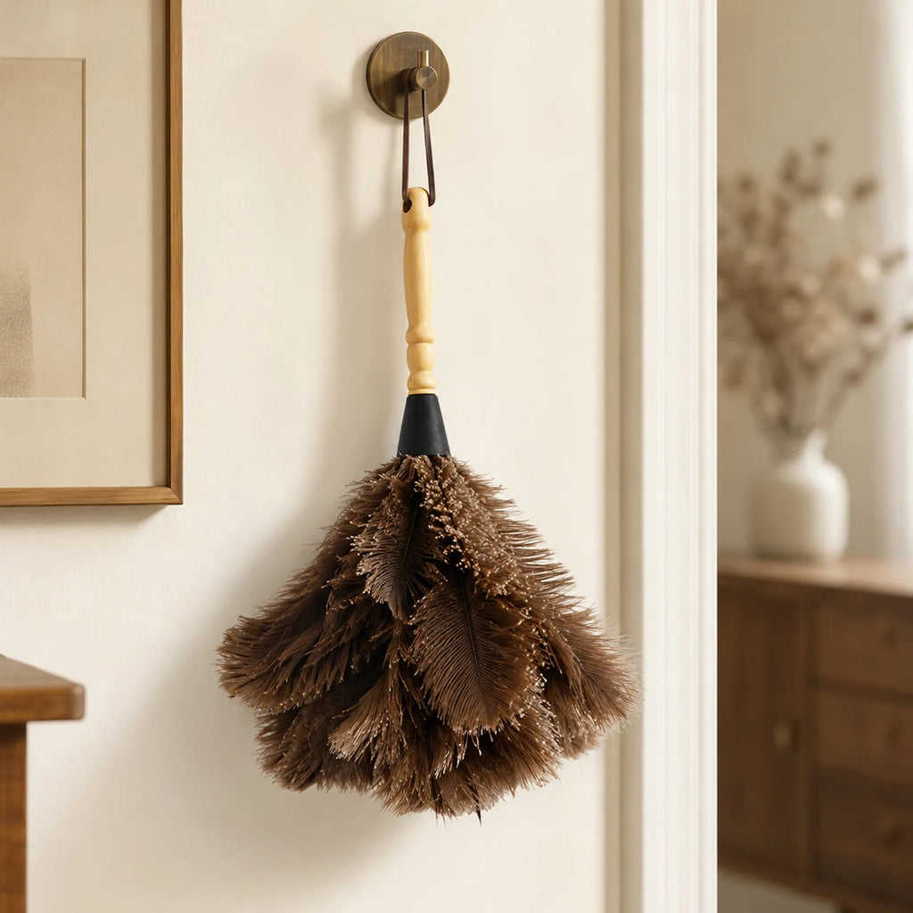 Microfiber Electrostatic Feather Duster Household Multifunction Feather Duster Cleaning Tool Qme