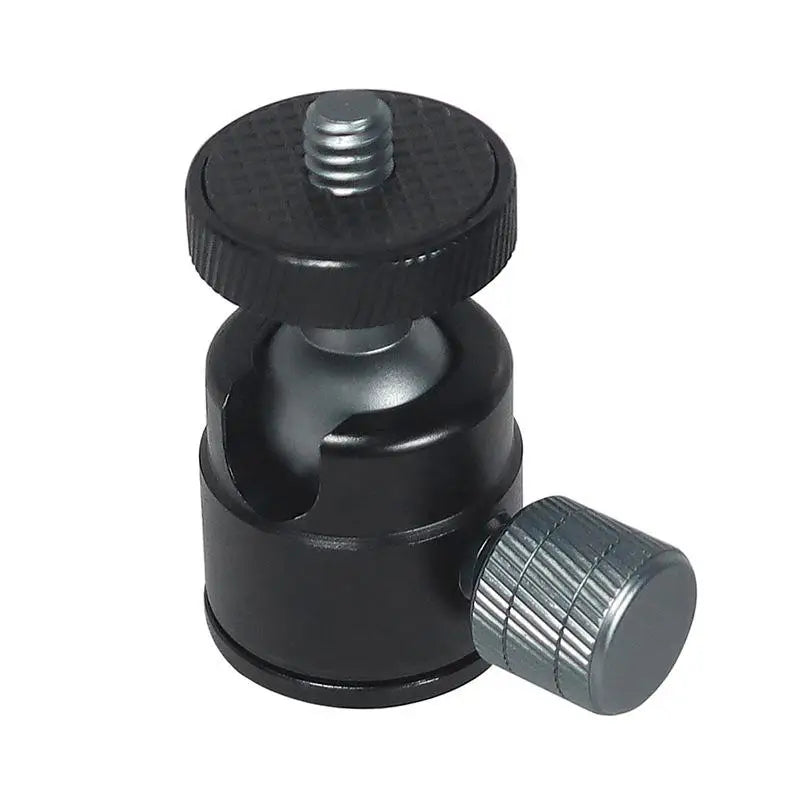 Mini Ball Head 1 4 Screw Mount 360 Swivel Camera Camcorder DV LED Qme