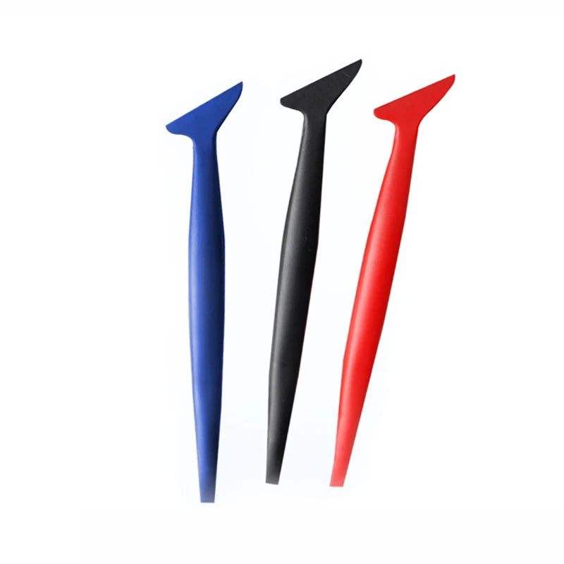 Car Micro Squeegee Curves Slot Tint Tool Set Car Stickers Wrap Vinyl Tools Auto Wrapping Film Installing Scraper Gasket Squeegee Qme