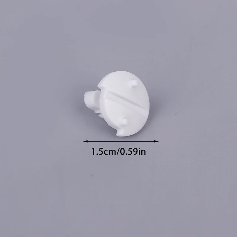 2 For- Dometic- Fridge Winter Closing Clips- Caravan Motorhome Qme White