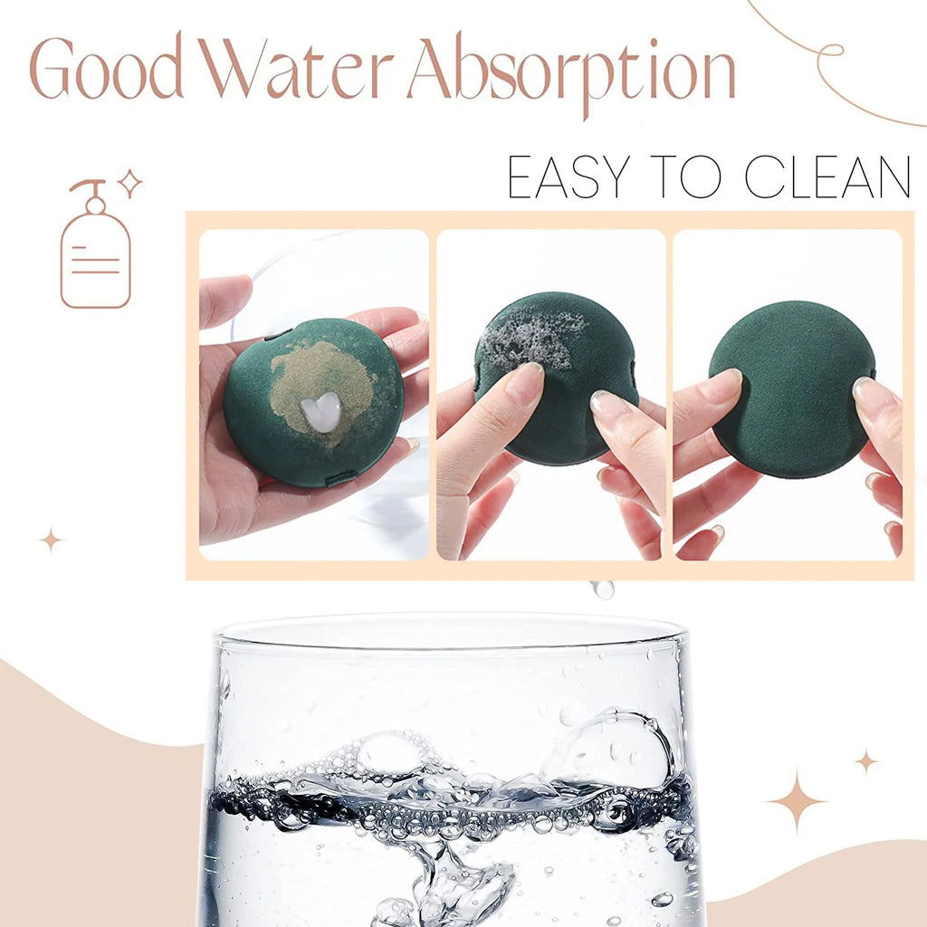 Soft Sponge Makeup Powder Puff Dry Wet Dual-use Beauty Foundation Qme