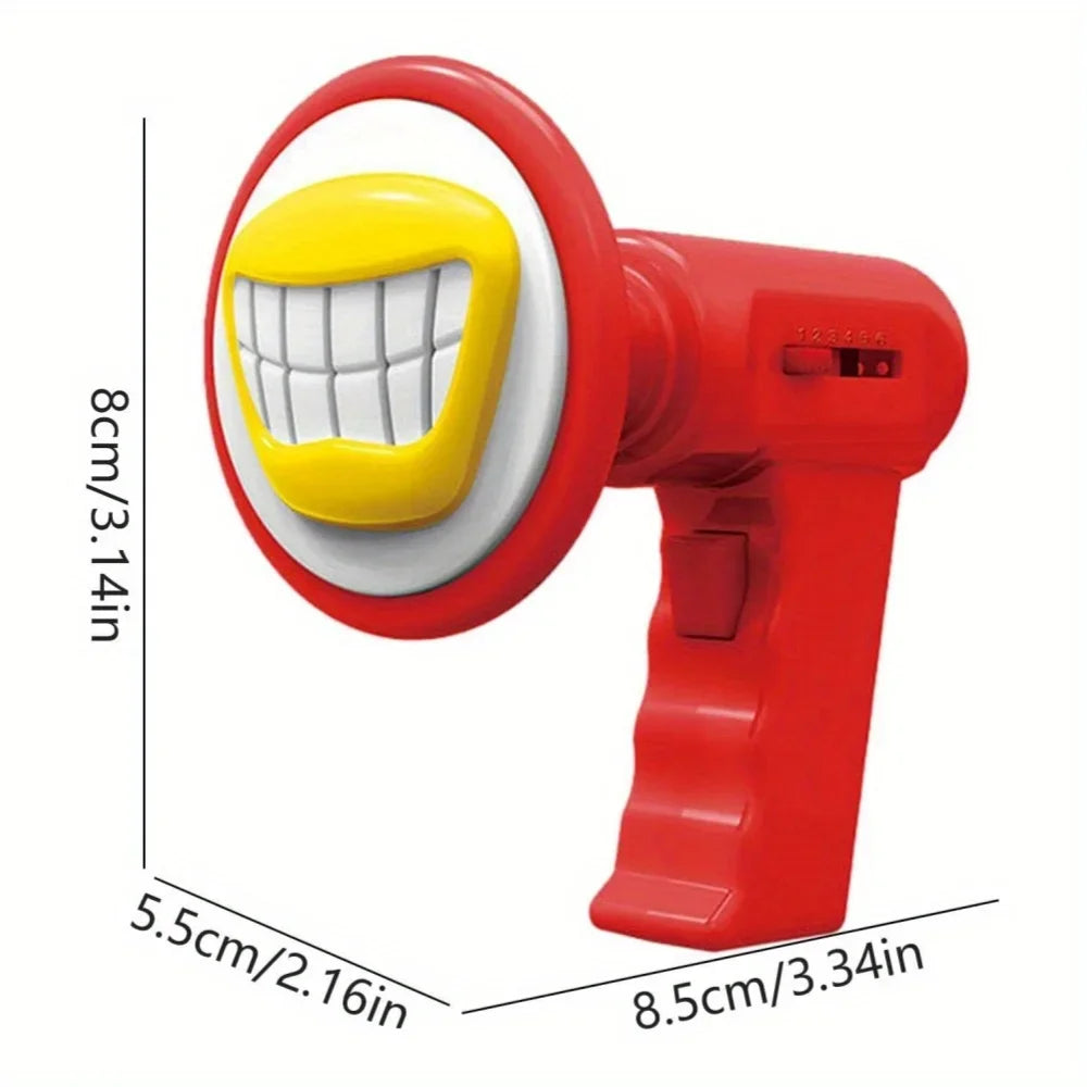Mini Children's Voice Changing Toy With 6 Sound Effects, Role-Playing Voice Speaker Children's Handheld Amplifier Parody Kid Toy Qme