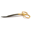Dental Stainless Steel Scissors Curved Wave Sharp Durable Medical Qme Brushed Chrome