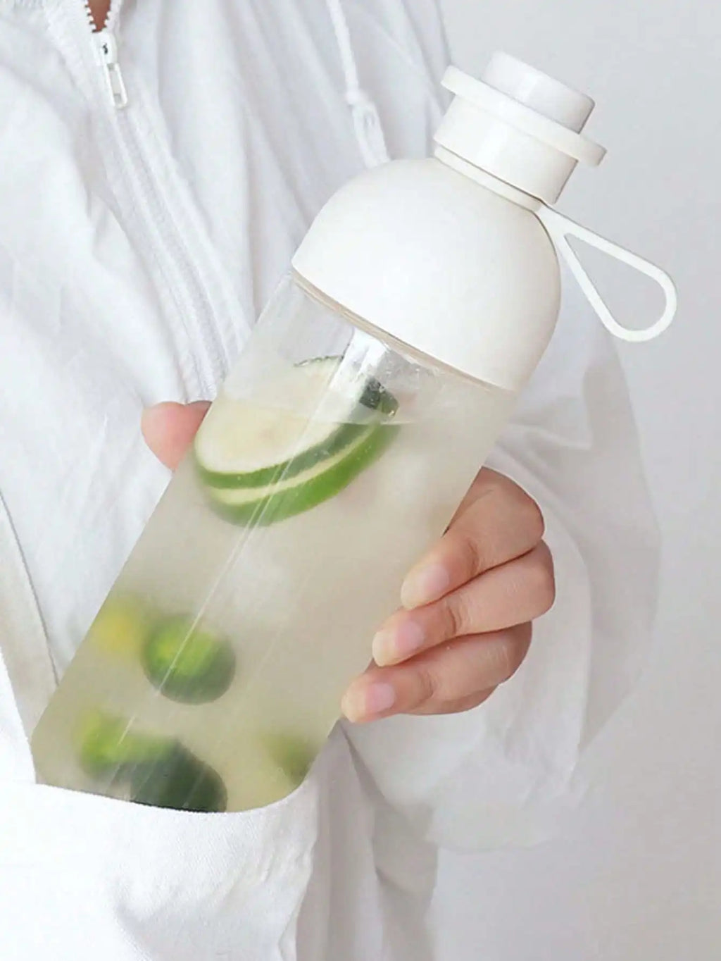 Portable Leak Proof Water Bottle Reusable Cup Outdoor Fitness Sports Qme