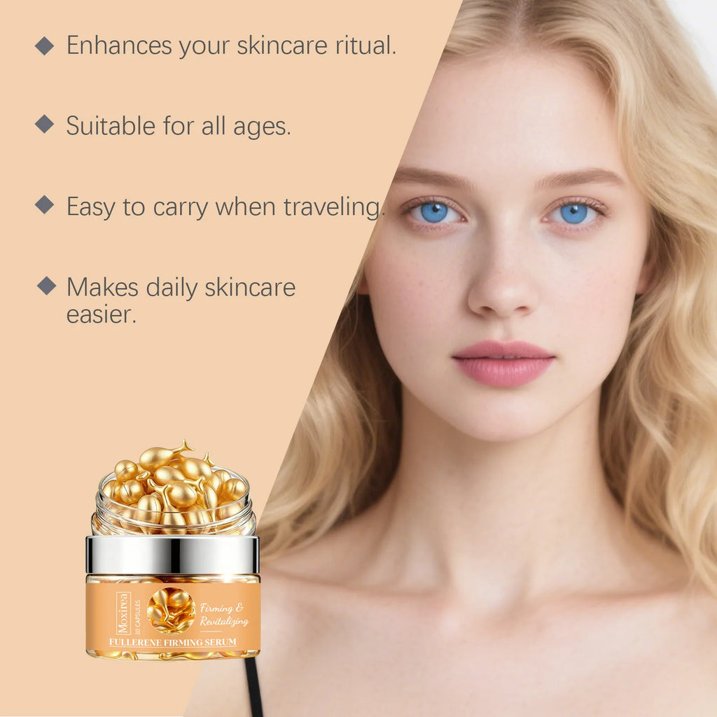 Moisturizing Firming Facial Essence Capsules Improve Rough Dullness Lighten Fine Lines Lift Outline Increase Collagen Face Serum Qme