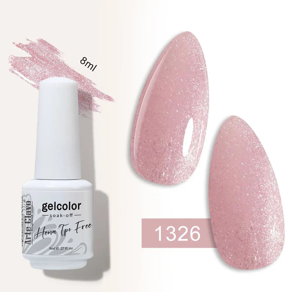 Arte Clavo Semi-permanent Gel Nail Varnish 180 Colors Semipermanent