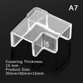 Adhesive Protective Cover Aquarium Accessories Silicone Transparent Qme 15mm
