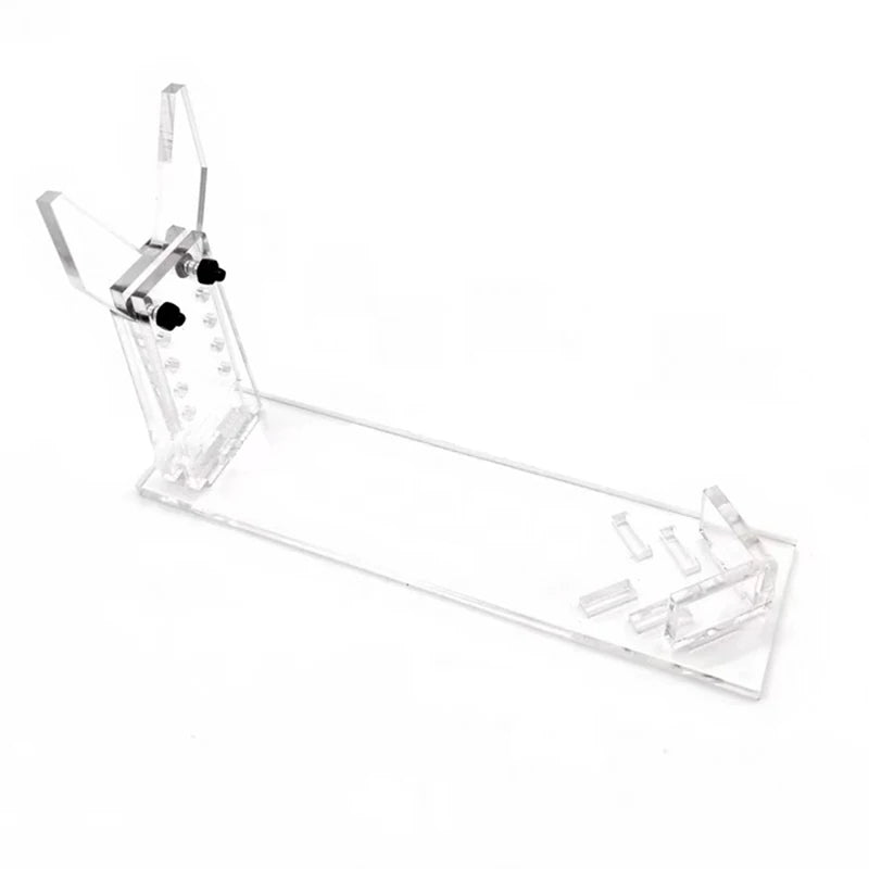 Clear Acrylic Hand Display Stand Rack Holder For 5 Gears Adjustable Short Toy Model Showing Rack Qme