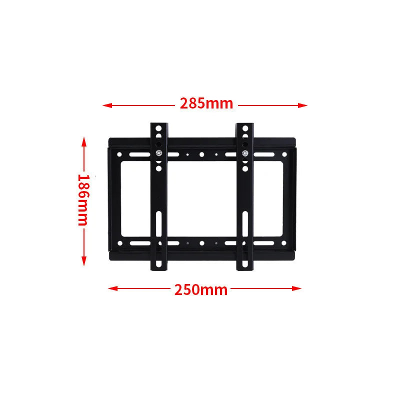 26-63inch TV Support Mount Adjustable Television Mounting Holder with Level Low Profile Flat TV Wall Mount for LCD LED Monitor Qme 14-42 inch