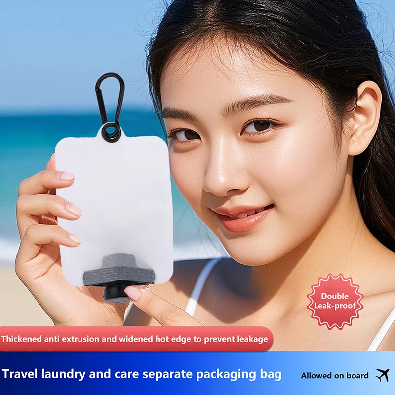 Reusable Travel-sized Squeeze Bottles Liquids Ideal Shampoo Qme