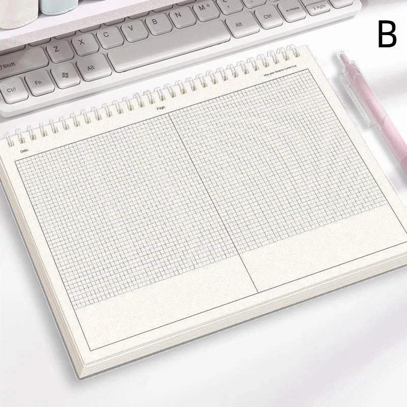 60 Sheets B5 Coil Notebook Portable Thickened Paper Multi-functional Qme B