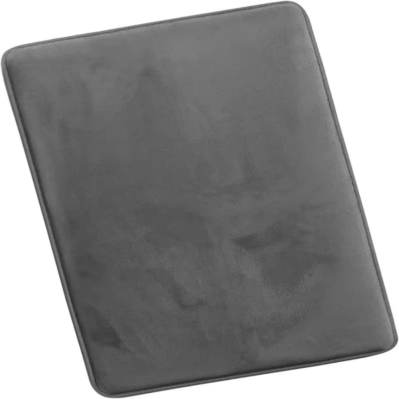 Super absorbent floor mat, super absorbent bath mat, super anti slip coral velvet bathroom floor mat, door mat Qme 03 grey 400MMx600MM