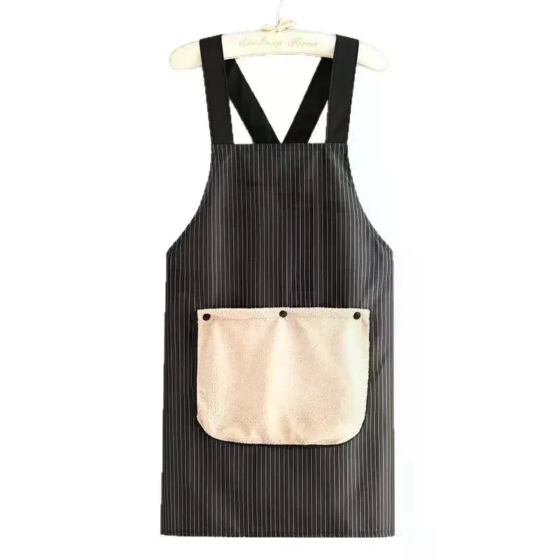 Kitchen Household Cooking Apron Men Women Oil-Proof Waterproof Adult Waist Fashion Coffee Overalls Apron Kitchen Accessories Qme