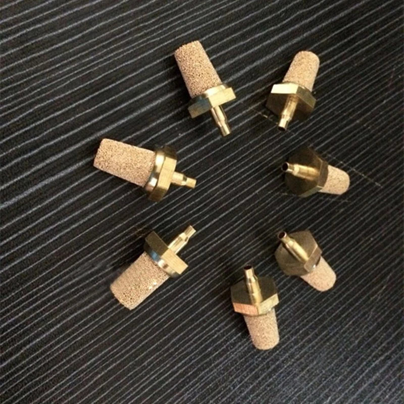 5Pcs Filter Pure Copper Filter Tip Universal Copper Fog Machine Oil Filter For Stage Effects Misting Nozzle Replacement Parts Qme