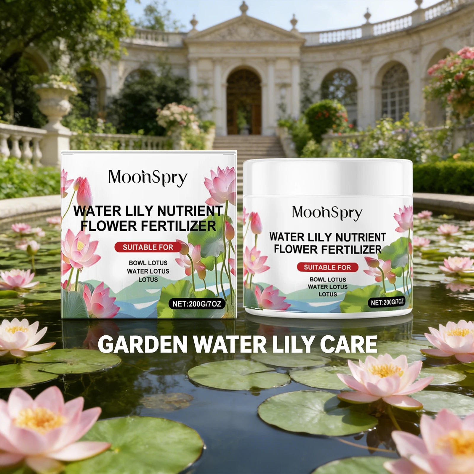 Water Lily Nutrient Flower Fertilizer Promote Root Growth Increase Flowers Number Improve Petal Luster Flower Nutrient Solution Qme