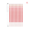 10pcs Heat Erasable Pen High Temperature Disappearing Fabric Marker Qme E