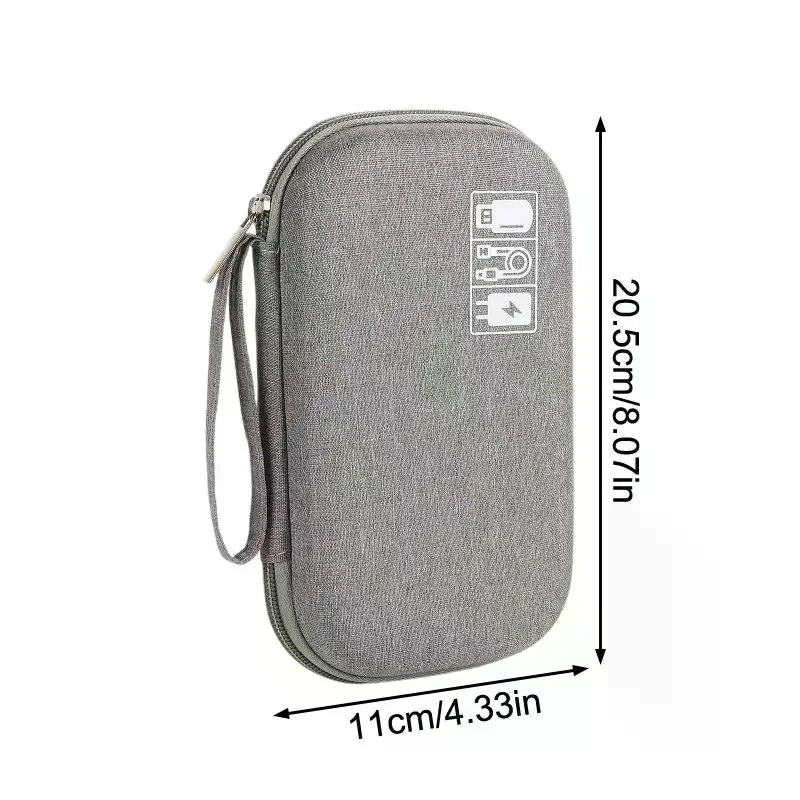 Travel Portable Digital Accessories Storage Bag Organizer Of Mobile Phone Bag U Disk Charging Bank Mobile Data Cable Storage Bag Qme