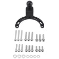 Adjustable Motorcycle Gas Mount GPS Phone Camera Bracket Hoder Motorcycle Gas Mount Bracket Motorcycle Mount Bracket Qme black