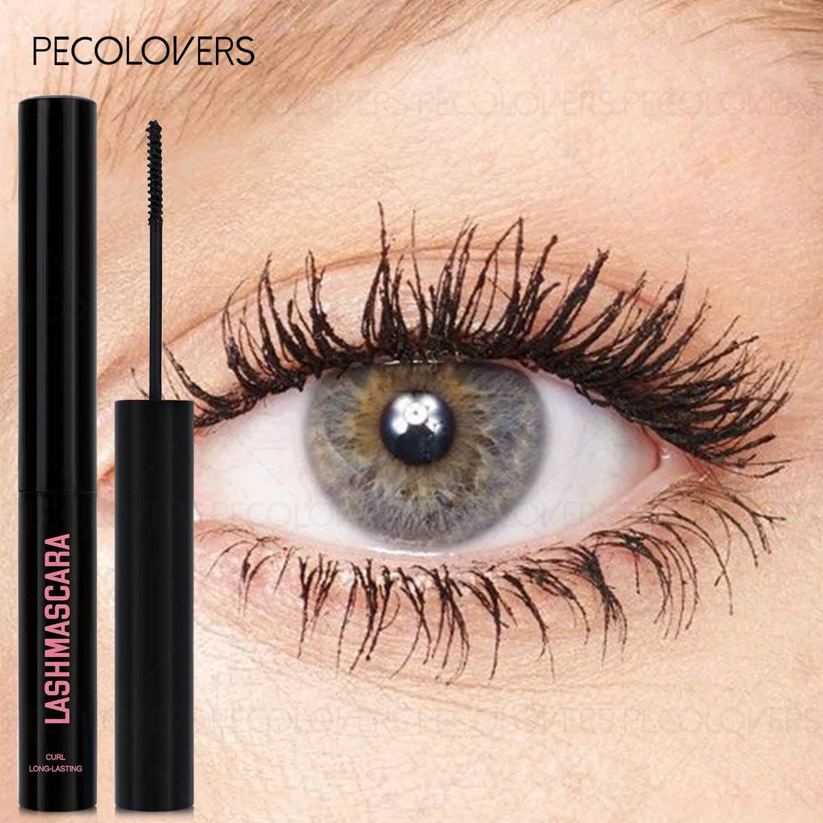 Black Mascara Creates Thick Eyelashes Waterproof Sweatproof Qme 01