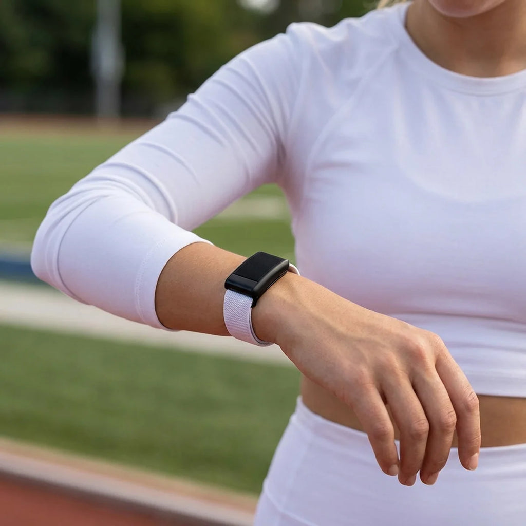 Strap for WHOOP 5.0 Nylon Fitness Band Adjustable Soft Fitness Tracking Band Woven Breathable Watch band for Whoop 5.0 Women Men Qme