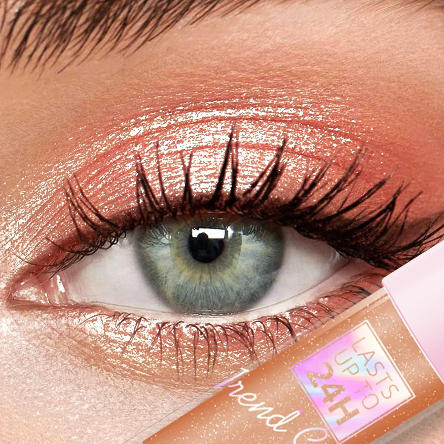 8 Metallic Waterproof Liquid Eyeshadow-high Shine Long-lasting Qme 03