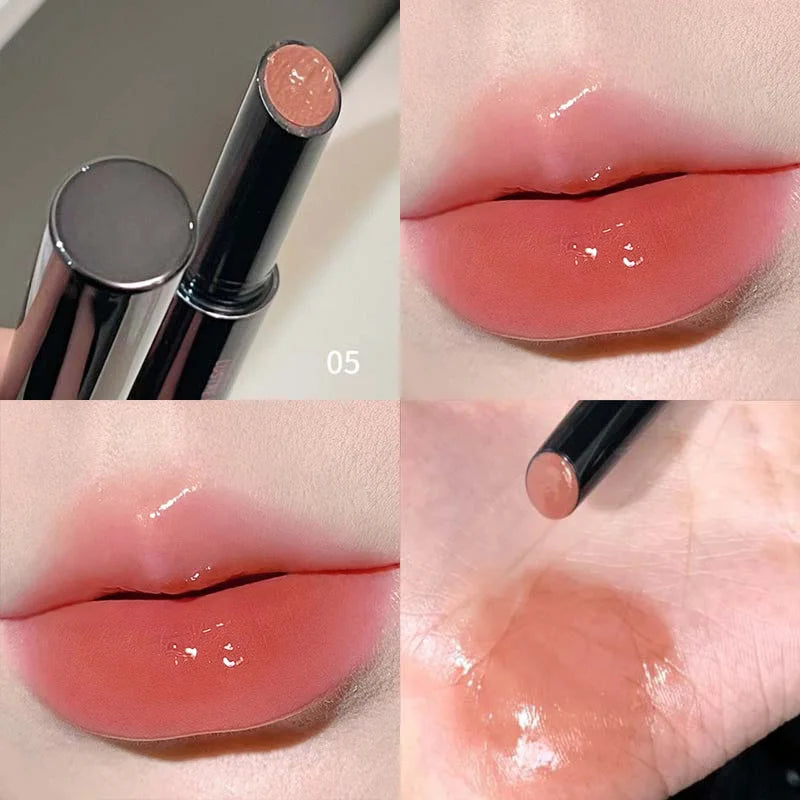 HERORANGE Push-button Mirror Lipstick Moisturizing Long-lasting Lip Qme HR708-05