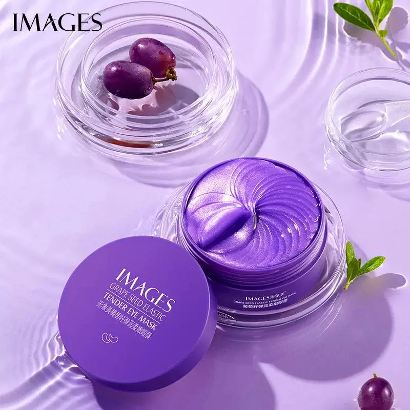 IMAGES Grape Moisturizing Collagen Eye Mask Anti Dark Circles Bags Qme