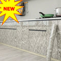 Peel Off Adhesive Tape Wallpaper Sticker 55cm Cooking Bench Kitchen Cabinets Wallpaper Waterproof and Oil Resistant Wall Home Qme 3 55cmX10m