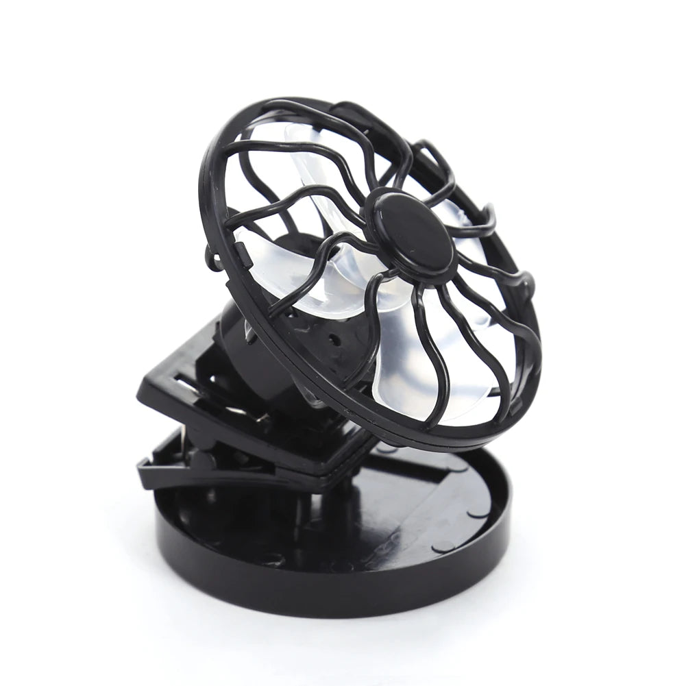Portable Mini Solar Powered Clip Fan Mountain Climbing Camping Wilderness SurvivalSummer Hat Cap Clip Cooler Fan Qme